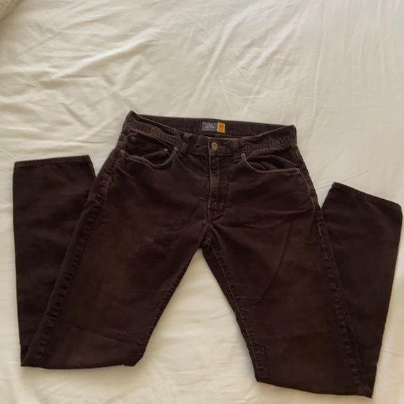J. Crew Pants | J. Crew Men's 484 slim fit corduroy | Brown | 30W x 32L - Picture 1 of 4
